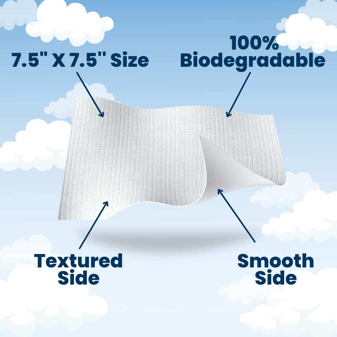 Clean Skin Club Clean Towels, 100% USDA Biobased Dermatologist Approved Face Towel, Disposable Clinically Tested Face Towelette, Facial Washcloth, Makeup Remover Dry Wipes, Ultra Soft, 25 ct, 1 pack - Image 8